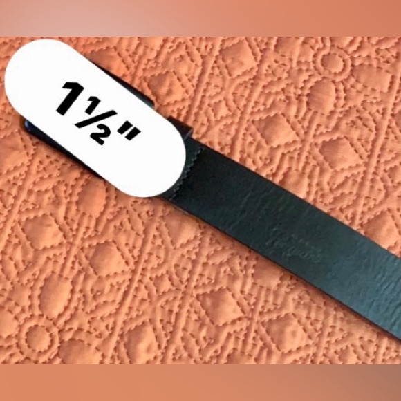 🧿NWT ORIGINAL PENGUIN Full Grain Cowhide Leather Black Dress Belt🧿#PENGUIN - Picture 13 of 14